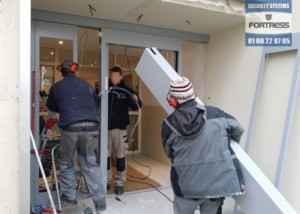 Installation porte